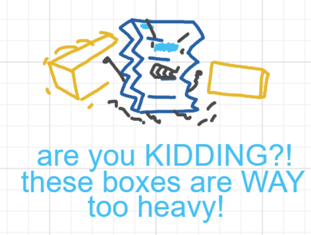 A panel from Running Duos, episode four of the Board Boards object show by Furretwalk/WalkingFurret.